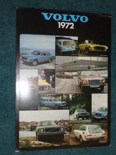 1972 volvo sales brochure / original dealership item