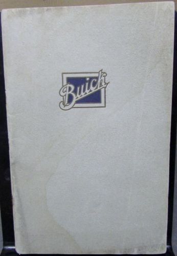 1922 buick six &amp; four open &amp; closed models nineteen twenty two sales brochure
