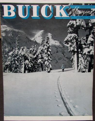 Buick magazine february 1950 vol 11 no 8 original with travel articles