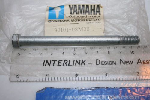 Nos yamaha outboard motor bolt  9.9 15hp mounting bracket 8 x 105mm 90101-08m30