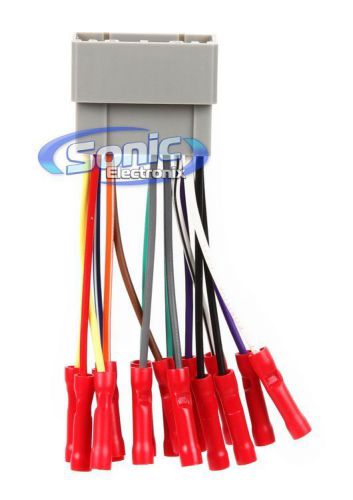 Scosche cr02bcb wiring harness w/ connectors for 2002-up chrysler vehicles