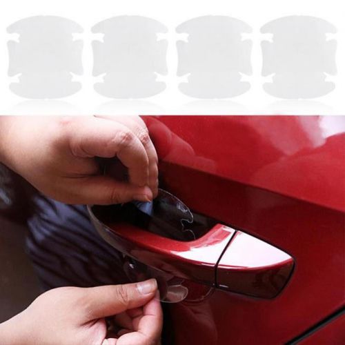 4 pcs invisible car door handle stickers car sticker protection protector film