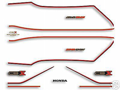 Honda 1978 &amp; 1979 cbx - complete decal set