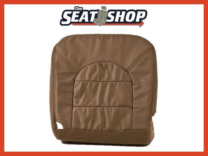 97 98 99 ford f250/350 prairie tan leather seat cover lh bottom (40/20/40)