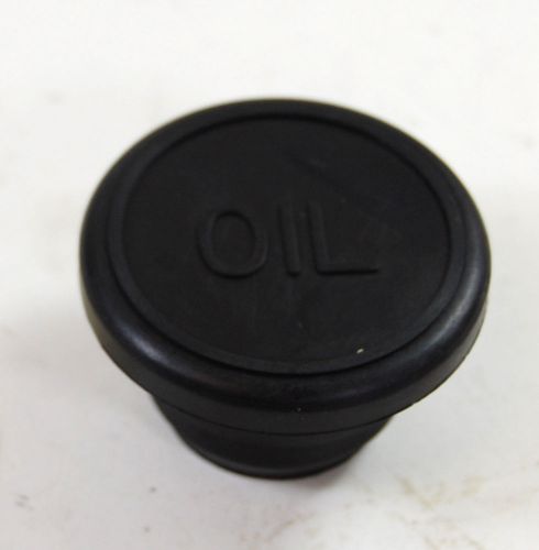 Black rubber oil cap valve cover push in for sbc bbc chevy ford mopar chrysler