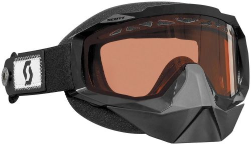 Scott usa hustle black speed strap snowmobile goggles snow winter quick strap