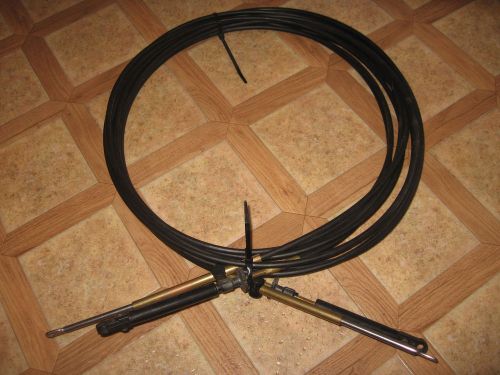 2 new omc teleflex cable 20&#039; foot outboard snap in control cable cc20520