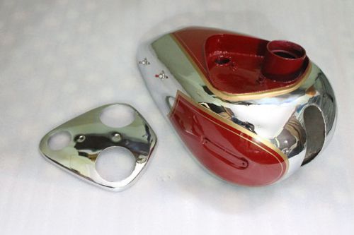 Ariel 500cc red hunter gas fuel petrol tank chromed &amp; red painted