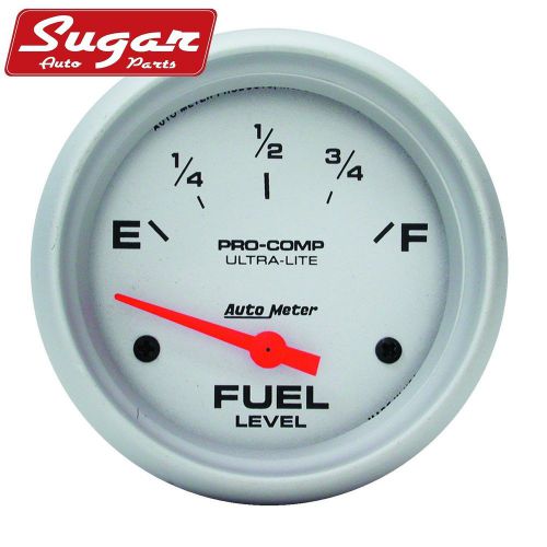 Auto meter 4414 ultra-lite; electric fuel level gauge