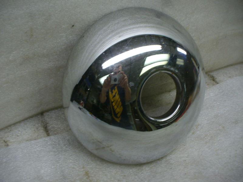 Harley pre 99 21" front hub cap with 2" i.d. center hole.