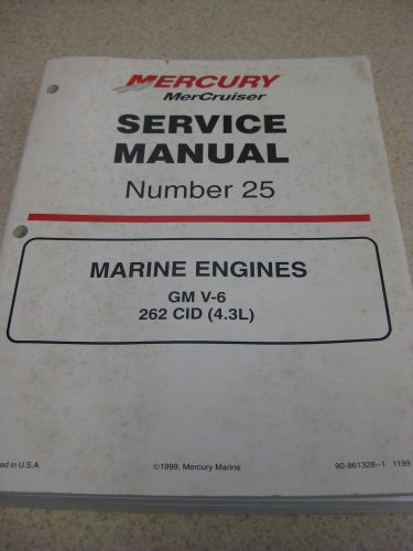 Mercruiser #25 service manual4.3l marine engines