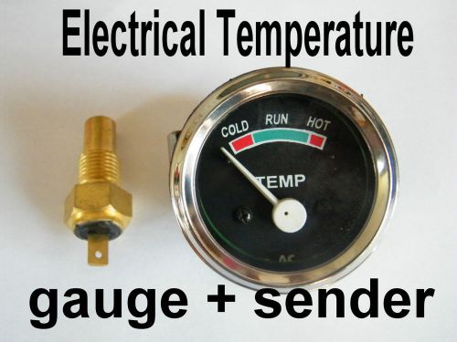 Water temperature gauge  with sender  (electrical) 12 v with light