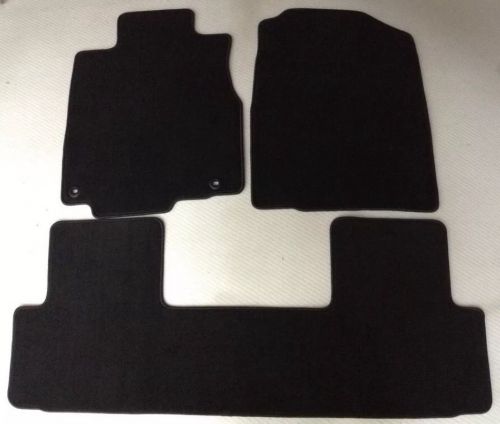New genuine oem honda cr-v charcoal black carpet floor mats 2012 2013 2014 2015
