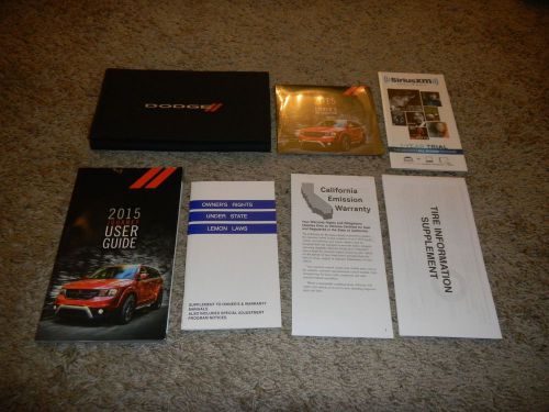 2015 dodge journey owners manual set + free shipping