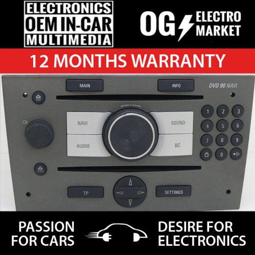 Opel vectra c signum oem sat nav gps radio media dvd90 navi 13163937 383555646