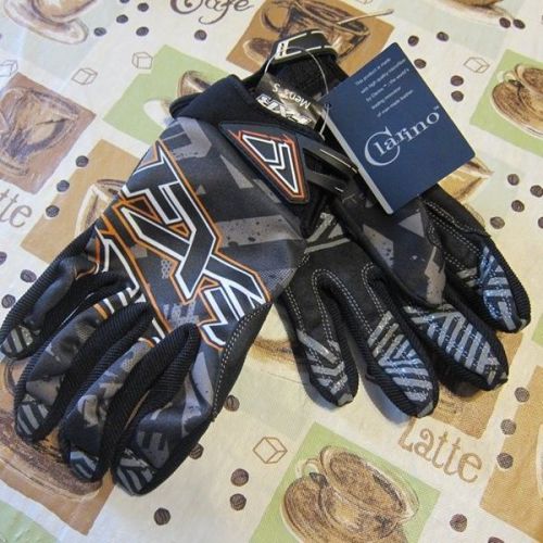 Nwt fxr charcoal strike cold x race snowmobile gloves size small