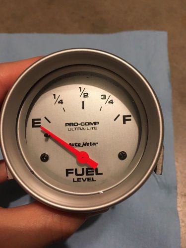 Auto meter ultra lite fuel level gauge 2 5/8s in # 4414