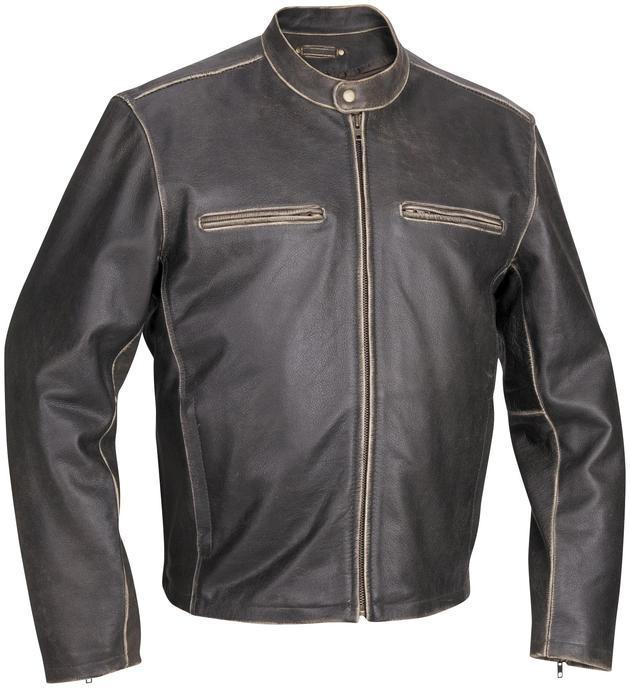 River road drifter leather motorcycle jacket distressed 54 us