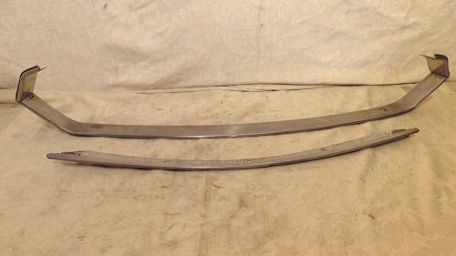 Fiat 124 spider 2000 upper grill stainless steel frame trim not chrome from 1984
