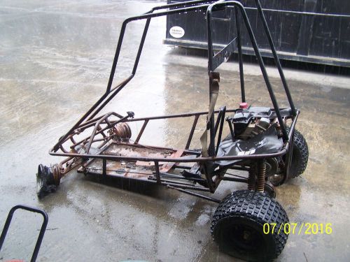 Go cart frame and motor