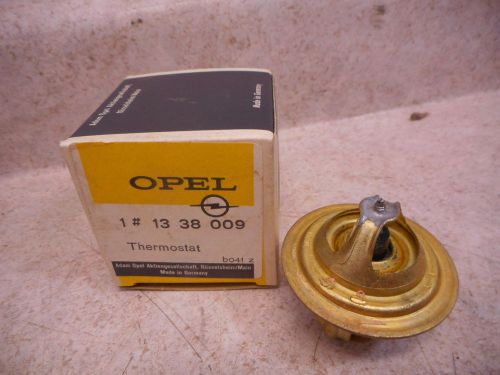 Opel 1338009 87 degree thermostat, nos, germany, gt, manta olympia 1963-1982
