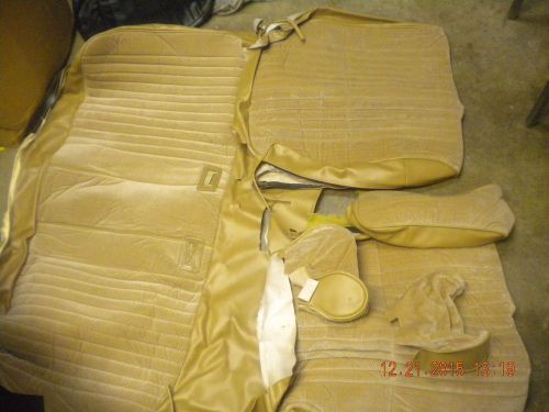 1978-80 el camino nu blem sandstone/palamino bench seat covers 79 upholstery ss