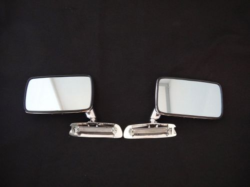 Side mirrors, right &amp; left, new, bmw 1600,2002 ti, tii, e3 e9 e10 e12, 1969-1976