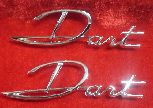 1963 dodge dart quarter panel emblem set reproduction