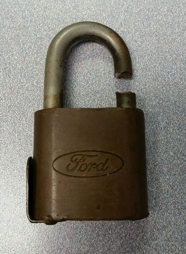 Ford motor company brass pad lock