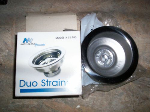 Matco-norca duo strainer stainless steel  model ss-100 no basket