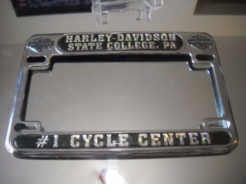 Harley-davidson license plate frame holder state college, pa