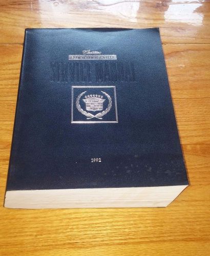 1992 cadillac eldorado el dorado seville service shop repair manual