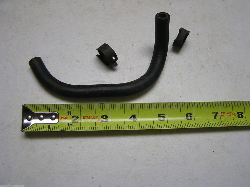 Briggs &amp; stratton oem 1/4 inch id formed fuel hose 497029 with spring clamp 0828