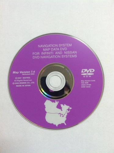 7.4 update 2006 2007 nissan pathfinder and murano navigation dvd 2008 release