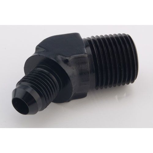 Jegs performance products 110139 black 45&amp;deg; flare fitting