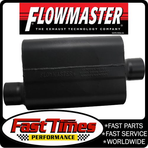 Flowmaster 943046 super 44 muffler 3&#034; offset inlet/center outlet