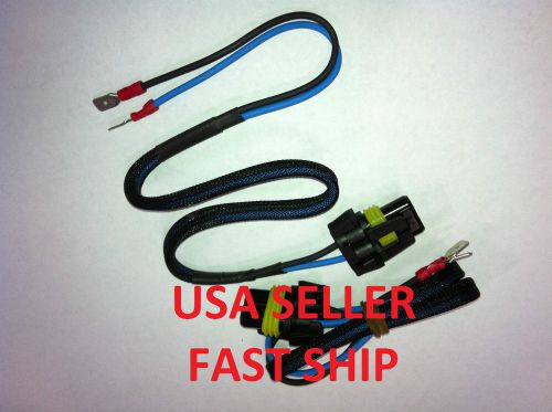 2 x h1  hid ballast power wire cable harness