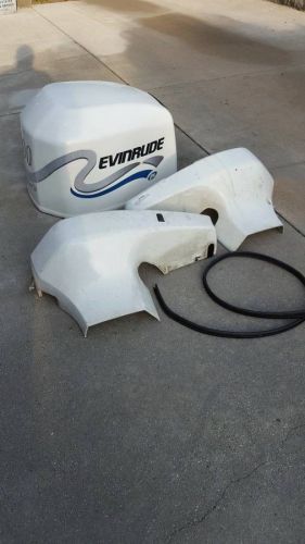 1999 johnson evinrude v6 outboard lower engine cowl,hood cover.200 hp