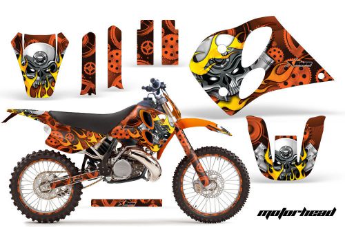 Ktm c6 sx/xc/exc/lc2 graphic kit amr racing # plates decal sticker part 93-97 t