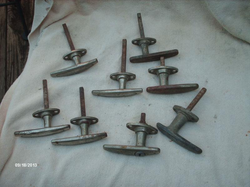 Old early outside door handles lot 1920's chevy dodge chrysler rat rod