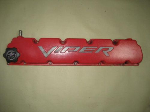 2005 2006 05 06 dodge viper srt 10 valve cover left side oem red