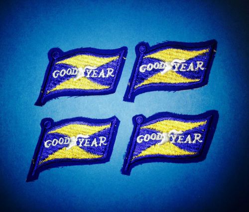 4 lot vintage 1960&#039;s goodyear nascar sponsor racing gear jacket hat patches
