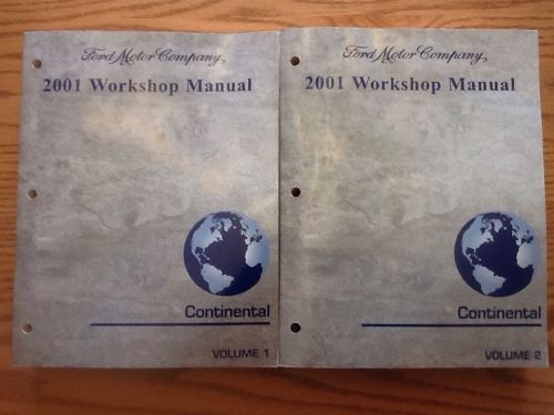 2001 lincoln continental workshop manuals