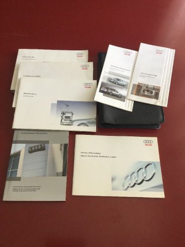 2006 audi a6 owners manual oem full set with case