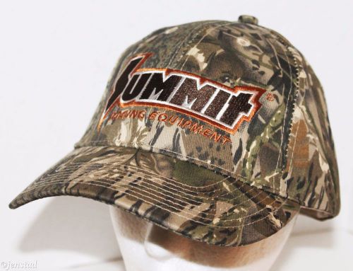 Summit racing equipment embroidered cap hat brown camo series camouflage 1 size