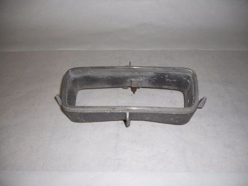 1967 ford mustang front grille emblem surround trim - some pitting &amp; wear