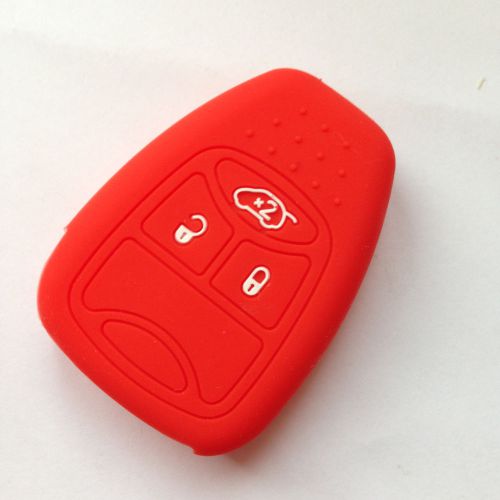 Red fob skin key cover silicone key jacket holder bag protector thanksgiving day