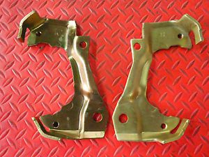 Gm stock height caliper bracket set stock disc brake spindle golden zinc finish