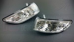 P2m clear corner lights for nissan s13 1989-94 jdm silvia front end