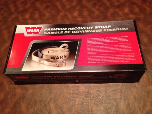 New warn premium tow recovery snatch strap 2&#034; x 30&#039; rated to 14,400 lbs nib